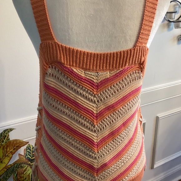 WIDE STRAP LACE UP SIDES Color: PAPAYA) ( Size: Large) - Picture 5 of 9